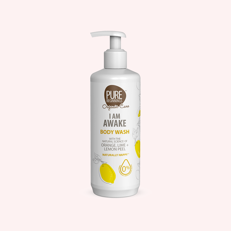 I AM AWAKE - Gel de Banho Orgânico com laranja, lima e casca de limão - 500ml